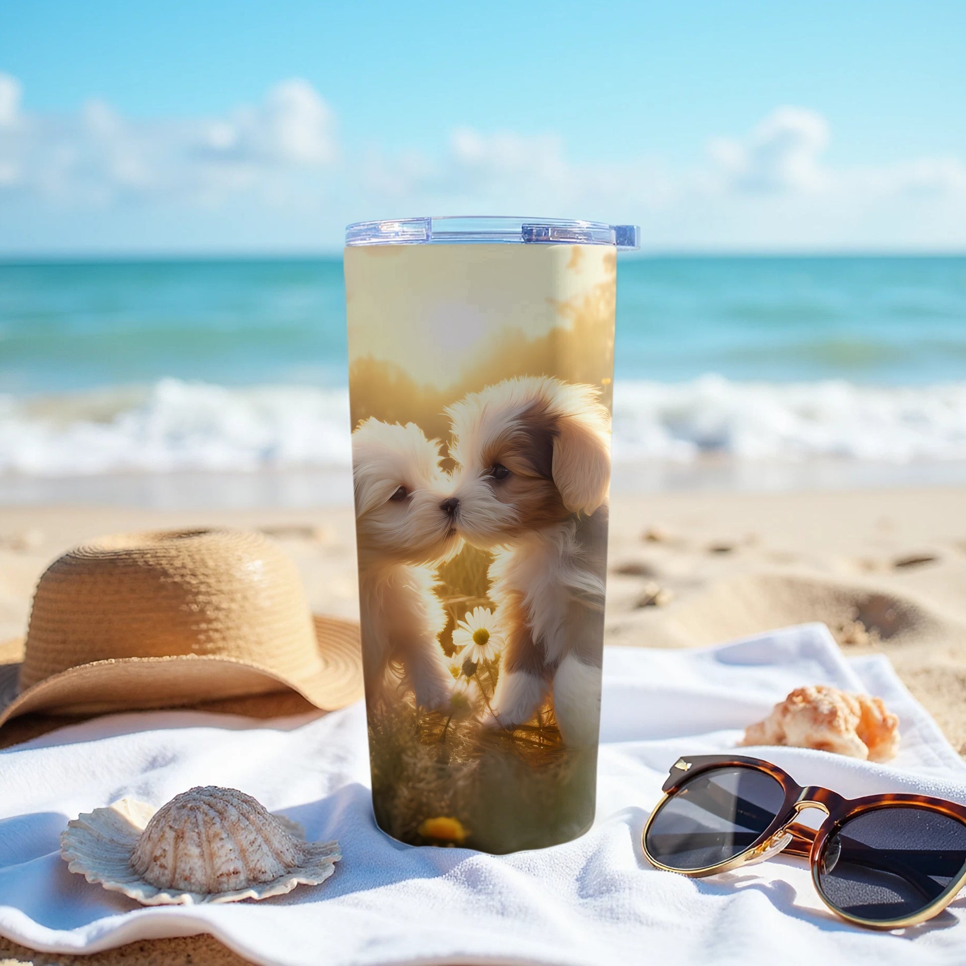 Sweet Puppies Nuzzle Golden Light Beach product type
