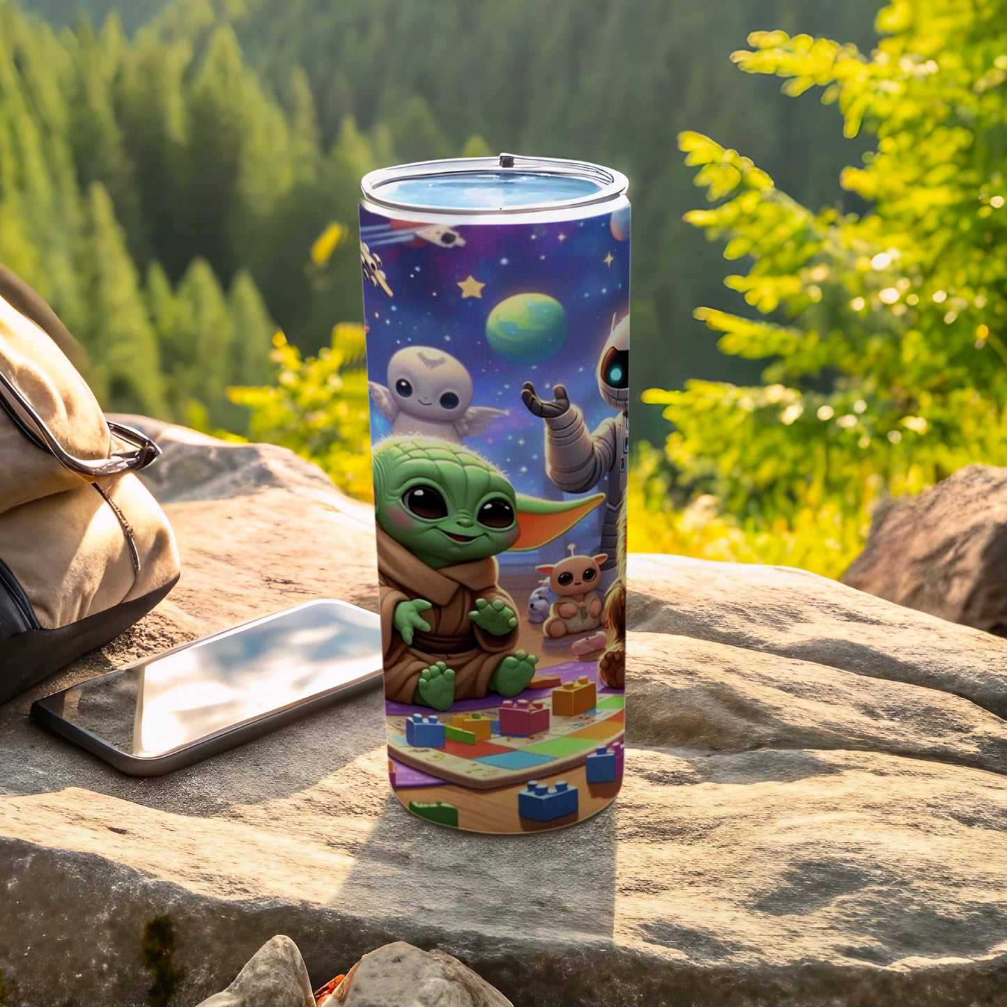 Adorable Baby Alien and Imagineered Friends Tumbler