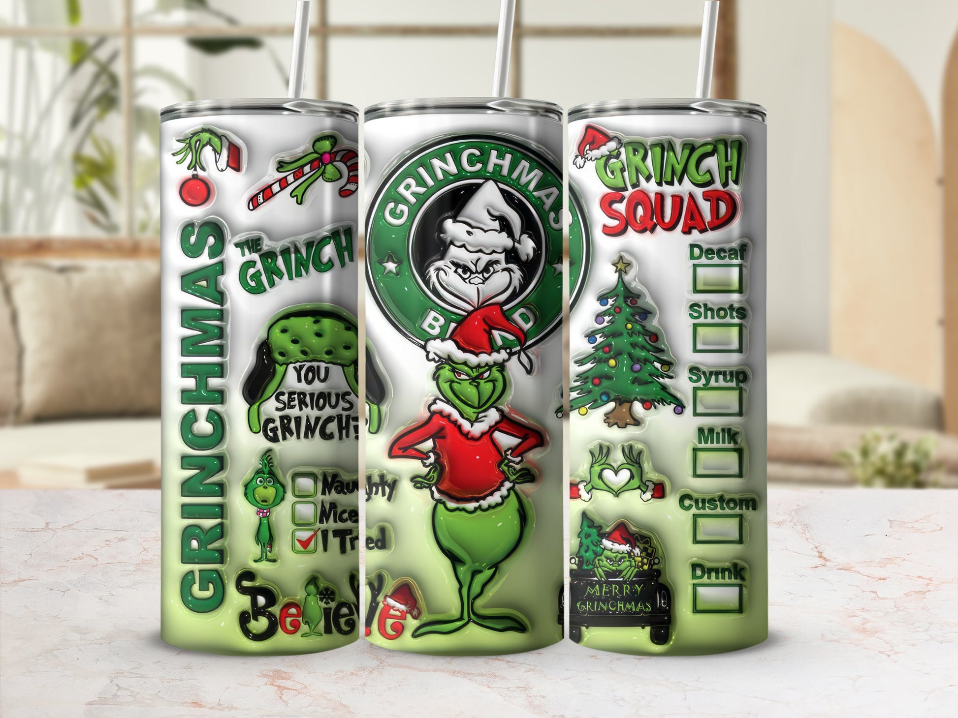 Grinchmas Grinch Squad The Grinch Holiday Tumbler