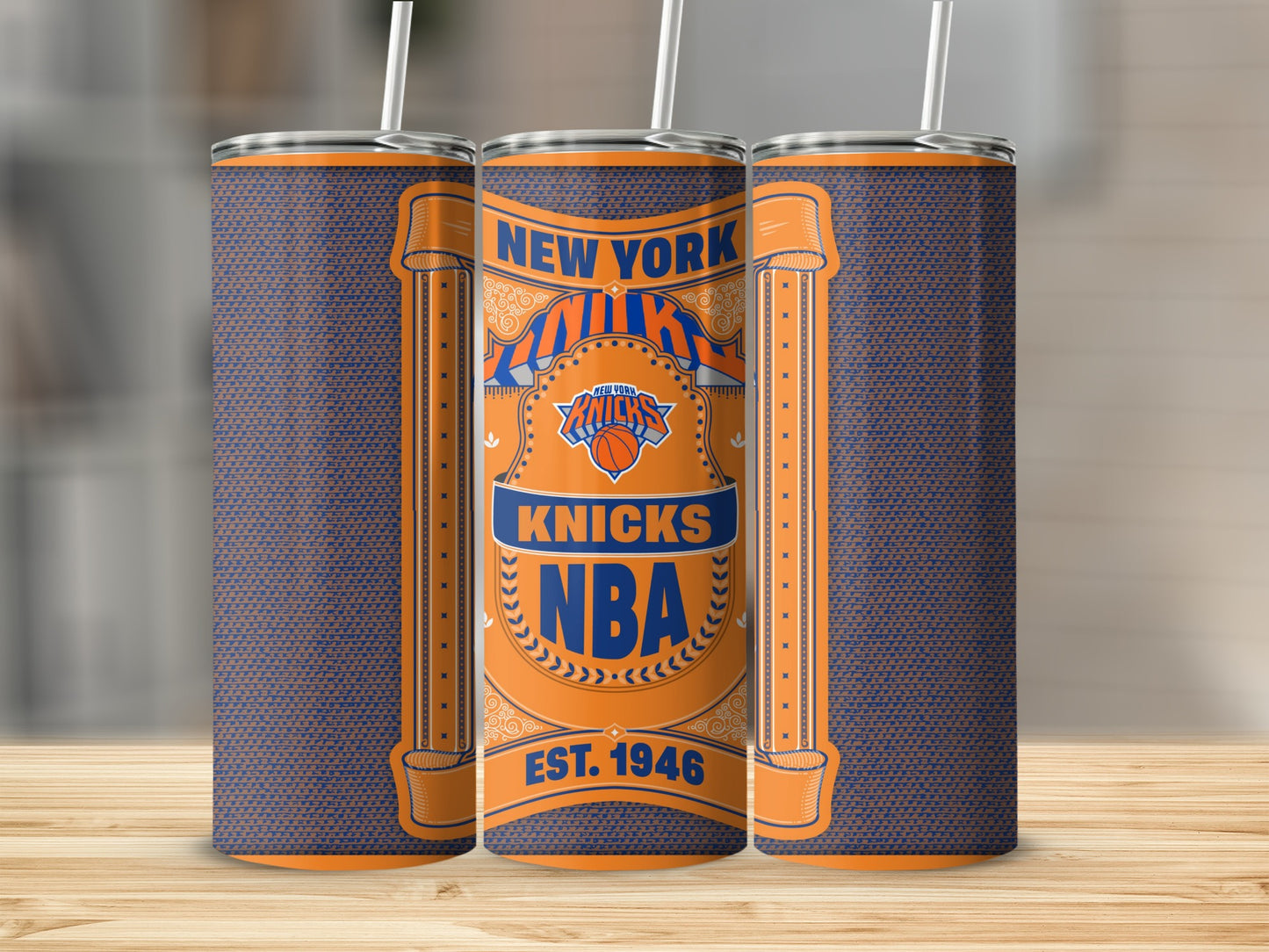 New York Knicks NBA Established 1946 Design Tumbler