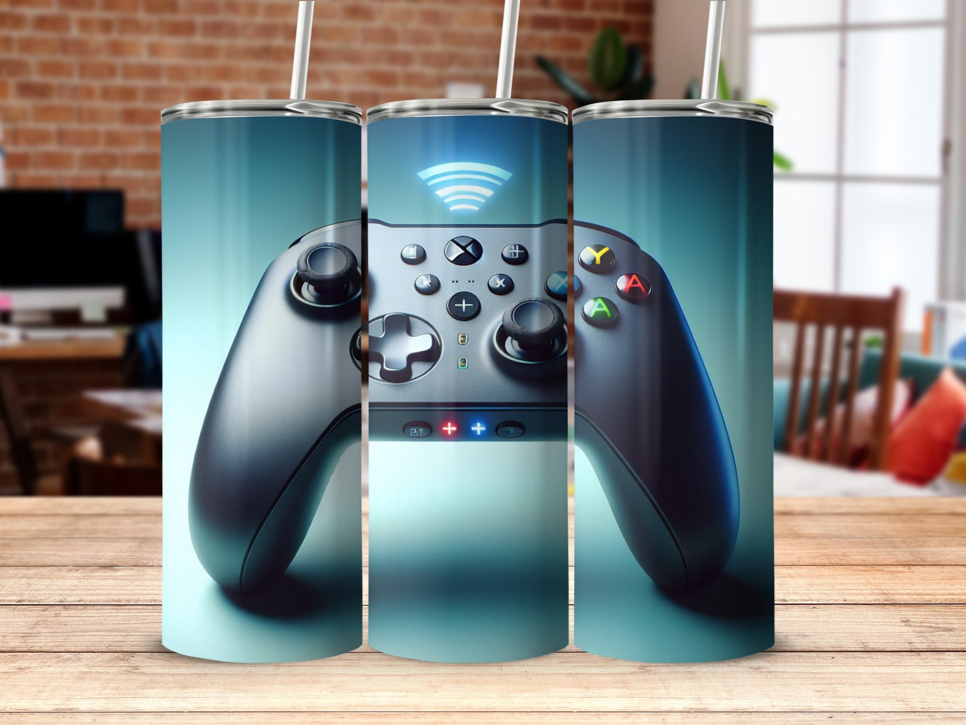 Gaming Controller Wireless Charger Tumbler Accessory