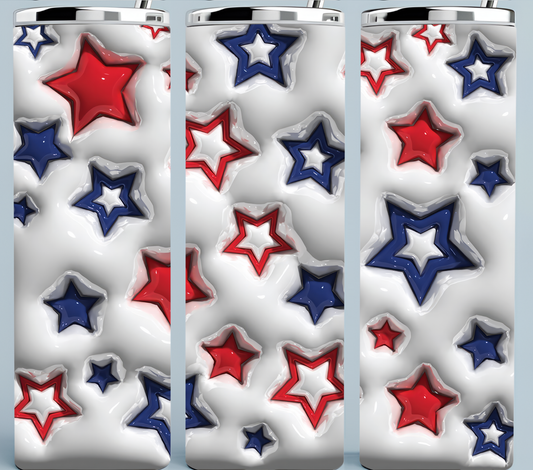 Red White and Blue Stars