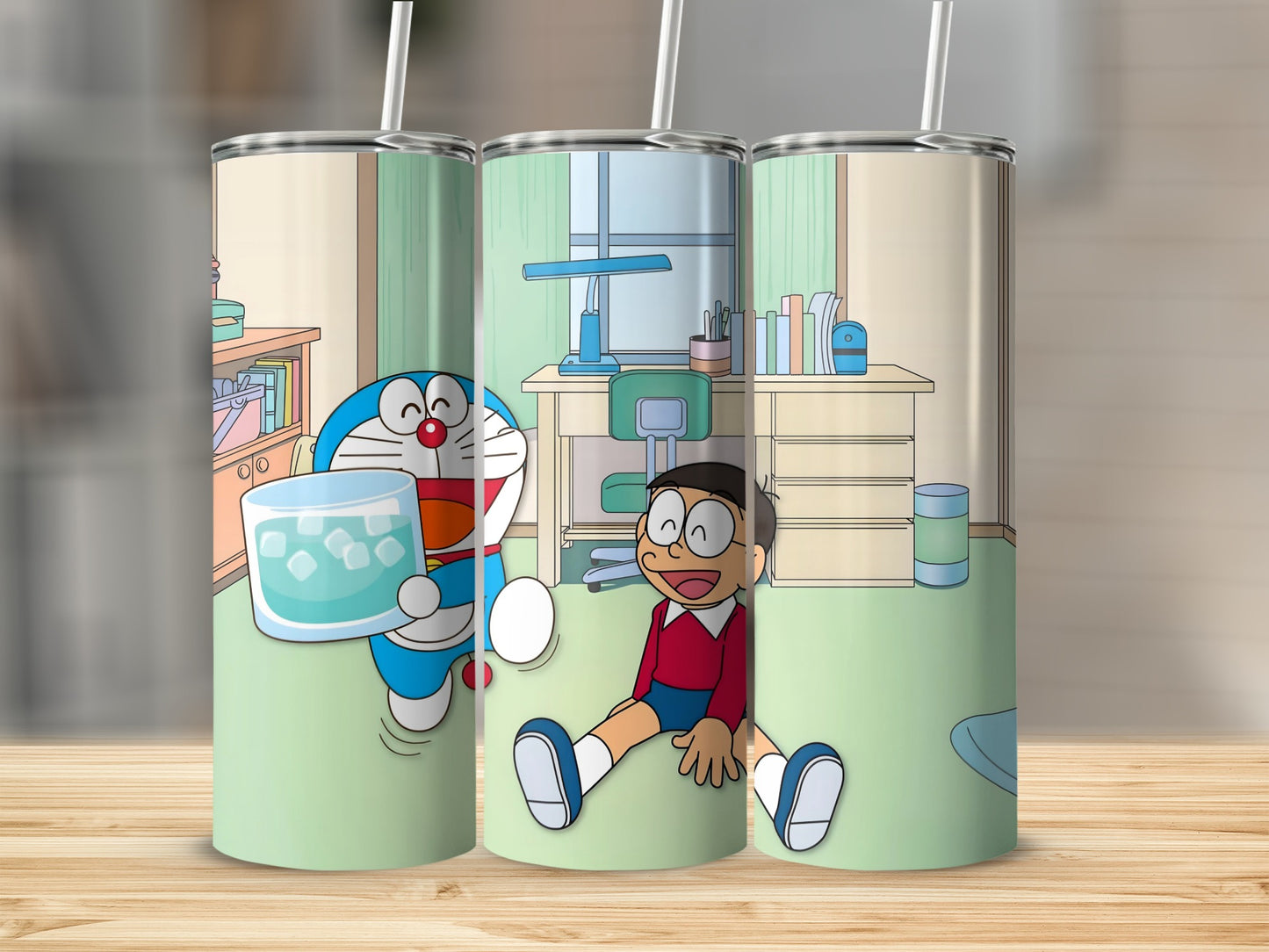 Colorful Cartoon Characters Design Insulated Tumbler