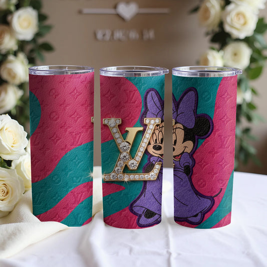 Colorful Character Design Sparkling Emblem Tumbler