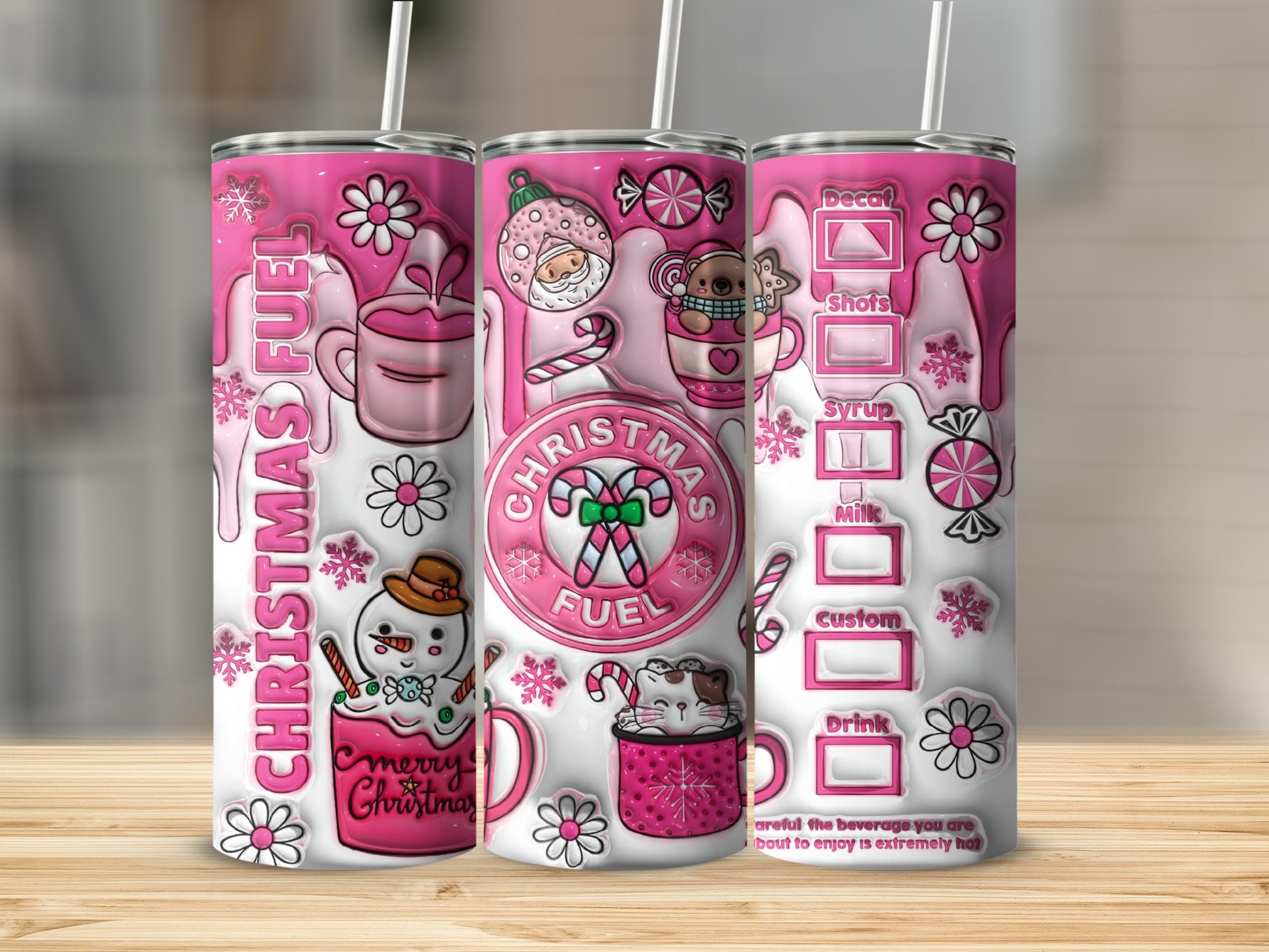 Christmas Fuel Holiday Drinkware for Festive Beverages