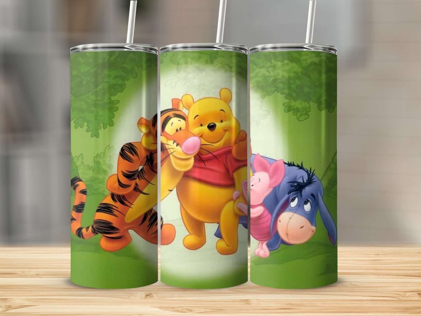Pooh and Friends Forest Scene Tumbler