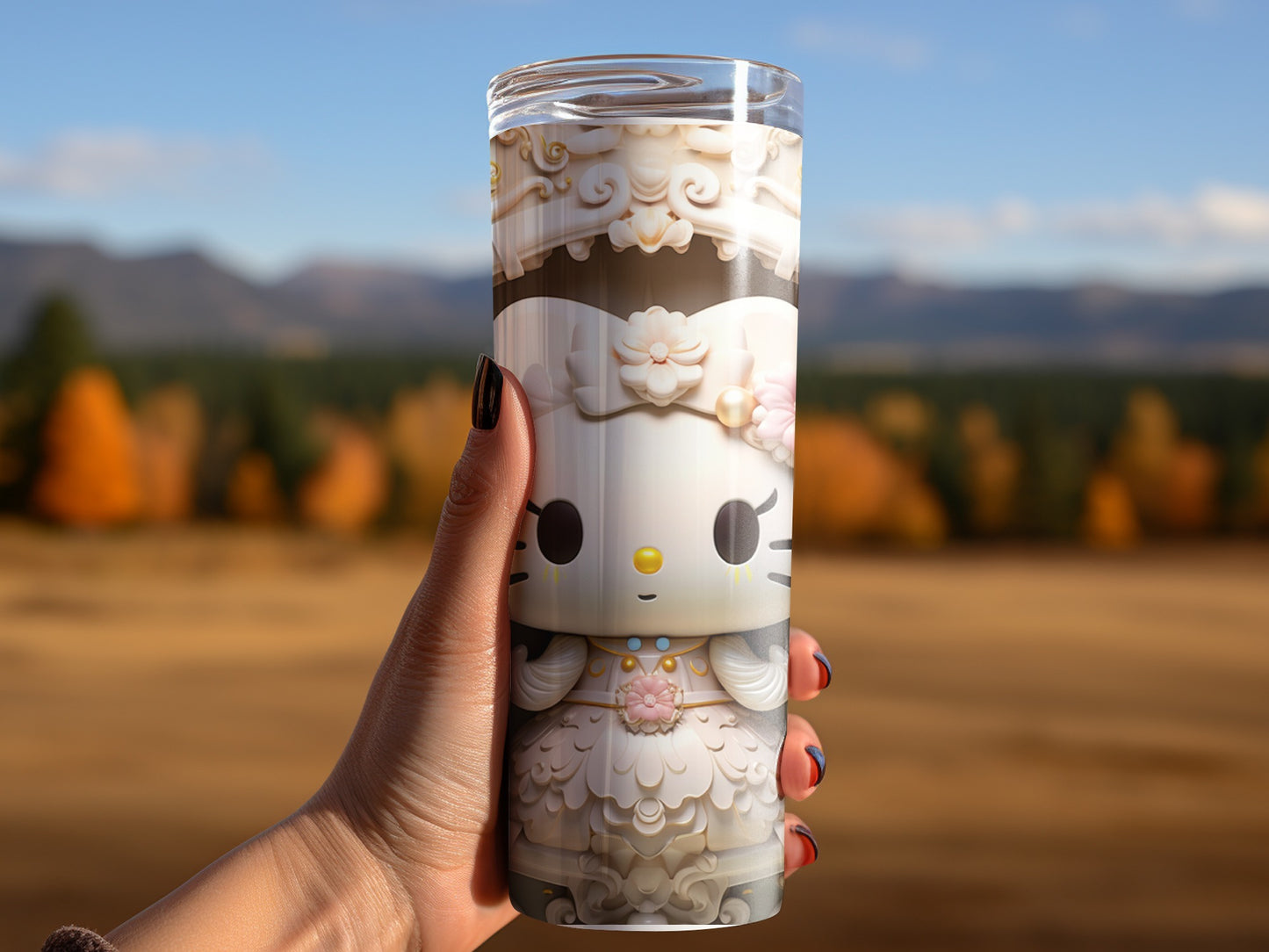 Cute Cartoon Character Themed Insulated Travel Mug