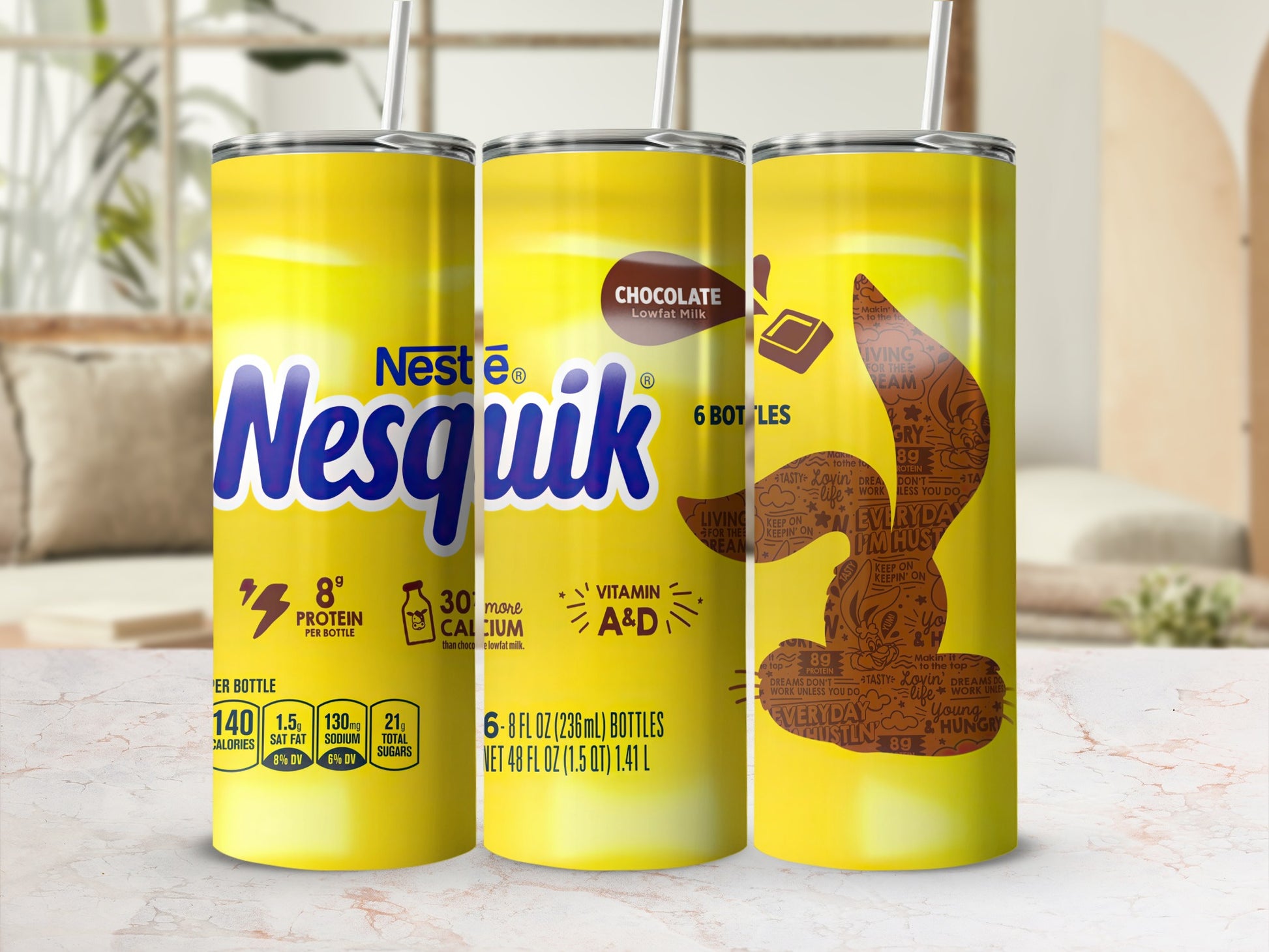 Nestlé Nesquik Chocolate Lowfat Milk 8g Protein A&D product type