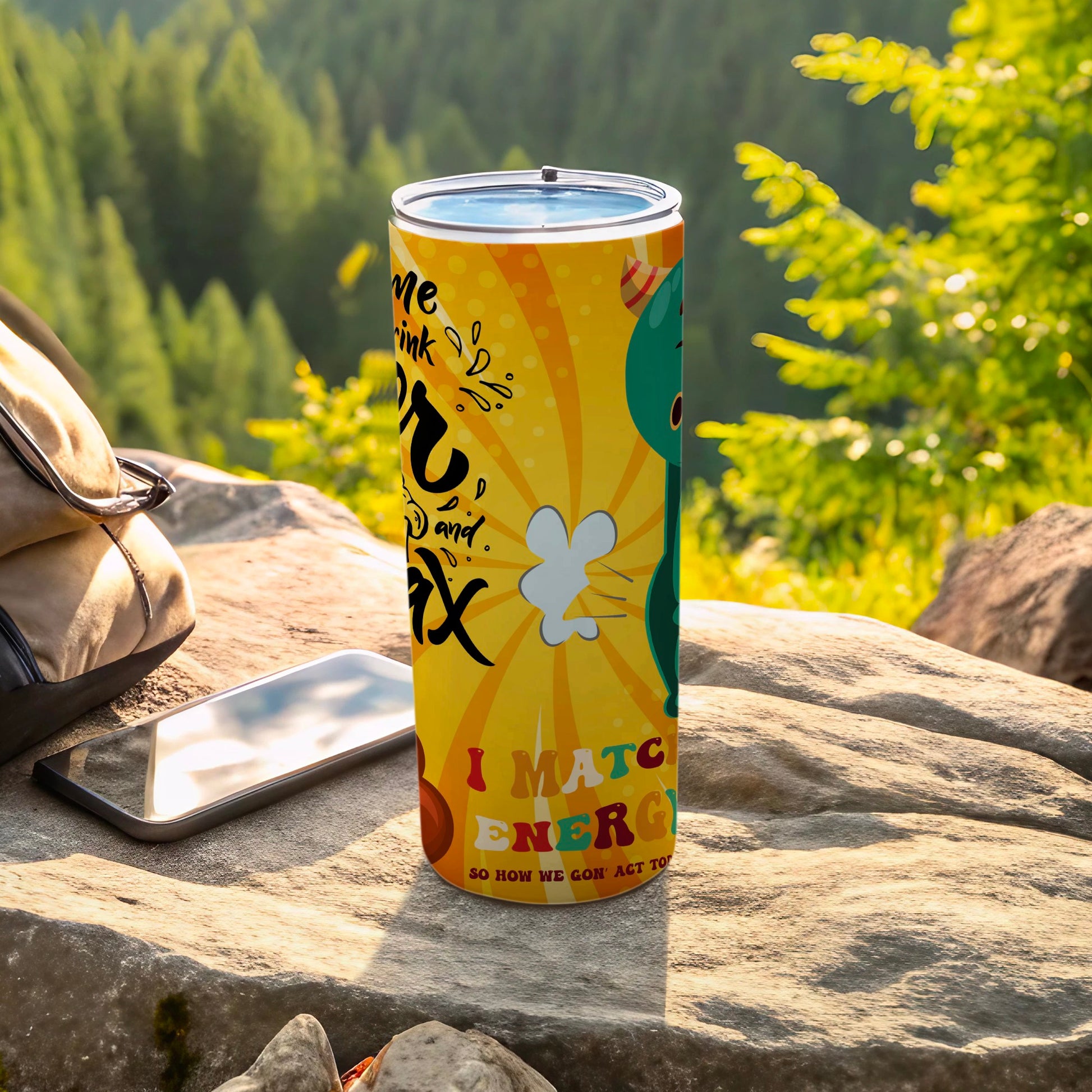 Vibrant Outdoor Nature Theme Insulated Tumbler