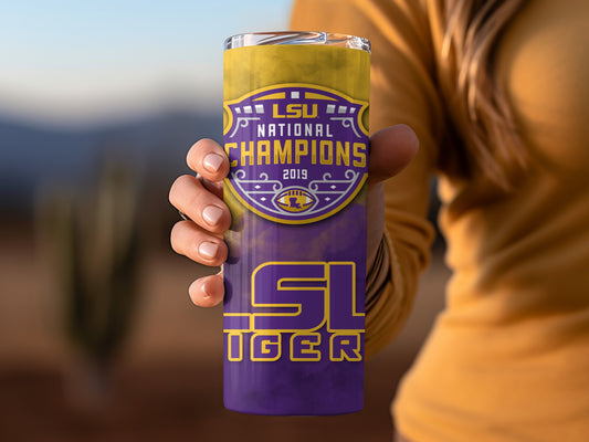 LSU National Champions 2019  LSU Tigers Tumbler Cup