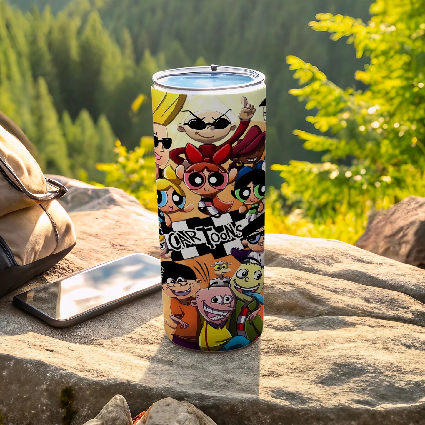 Cartoon Characters Design Outdoor Tumbler Cup