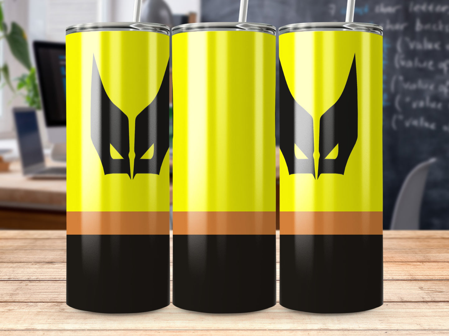 Marvel Comics Wolverine Mask and Costume Design Tumblers