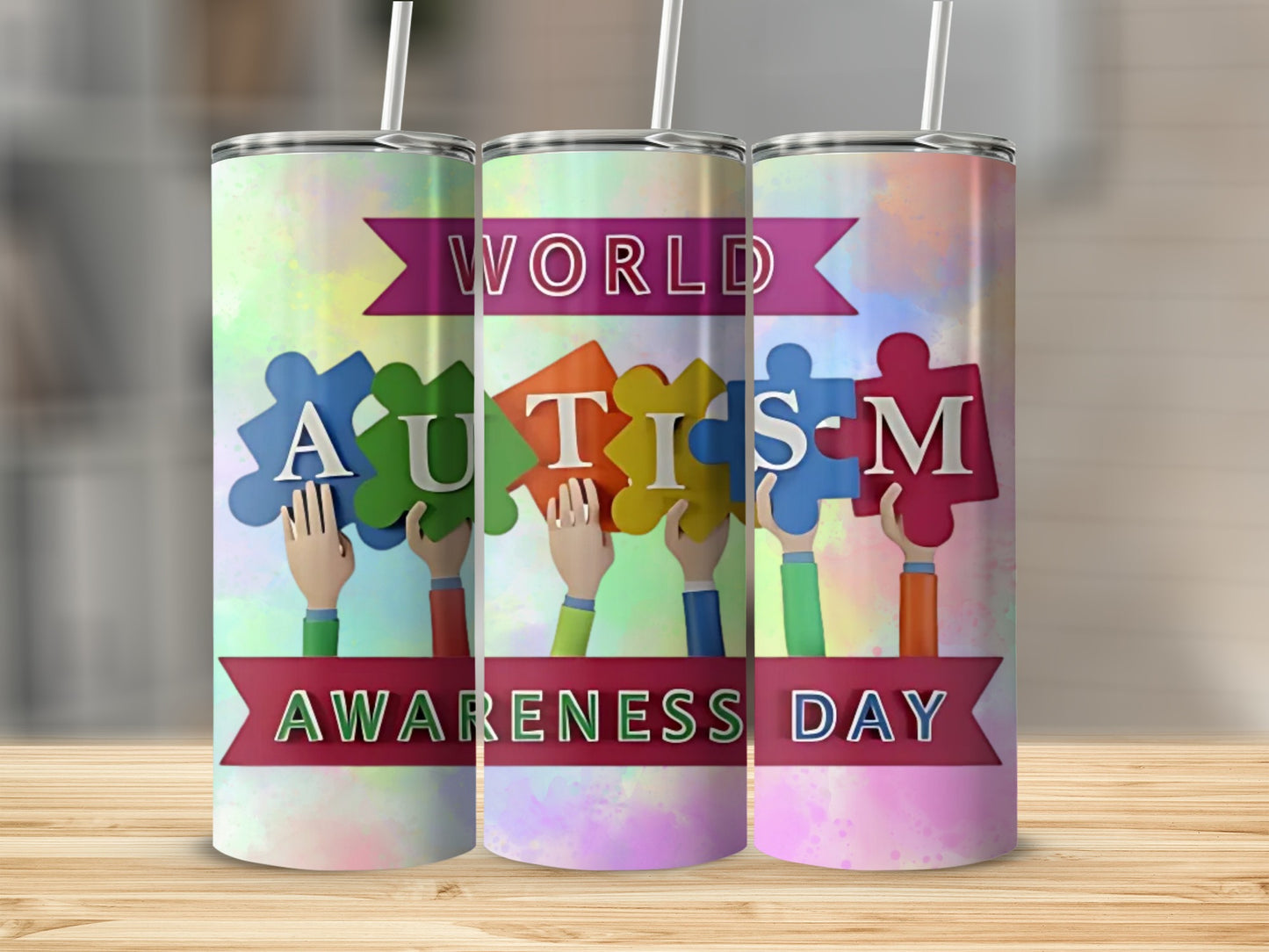 World Autism Awareness Day tumbler