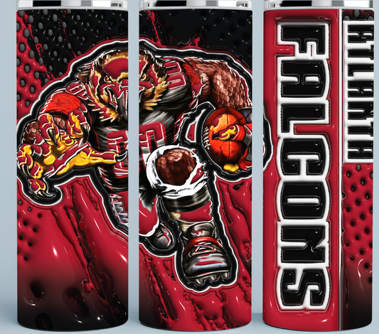 Atlanta Falcons Football Tumbler