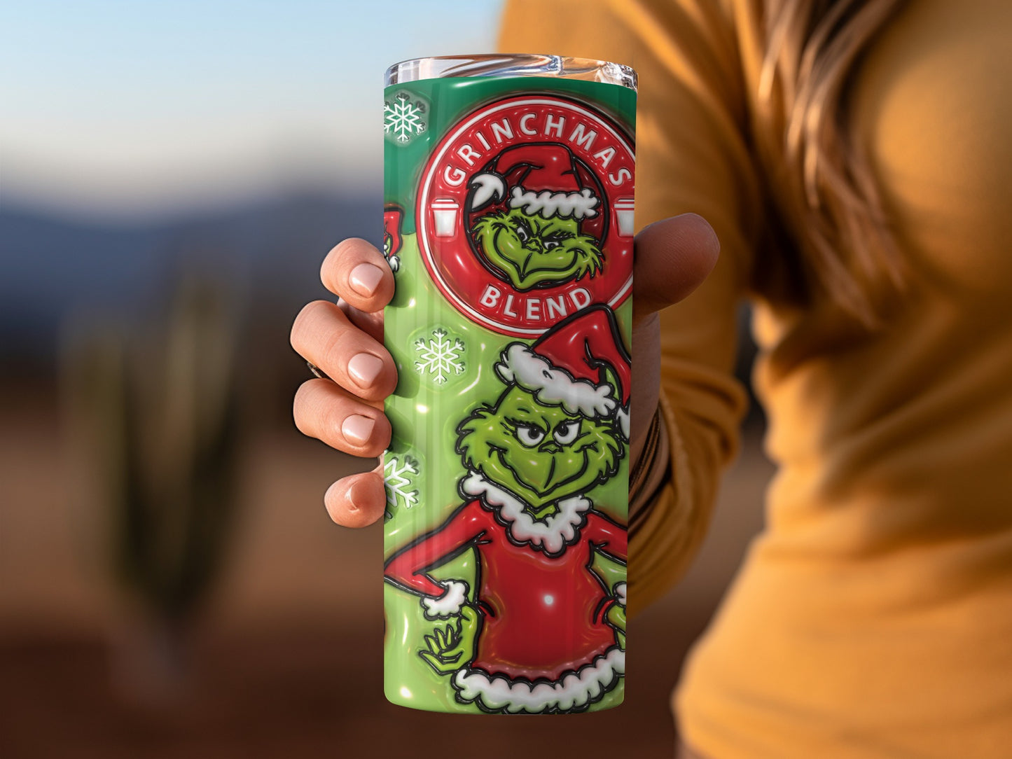 Grinchmas Blend Christmas Themed Tumbler