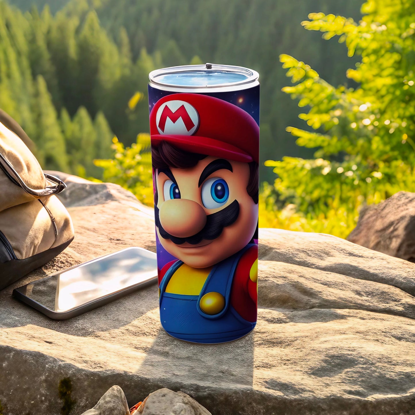 Colorful Mario Character Tumbler for Gaming Fans Tumbler