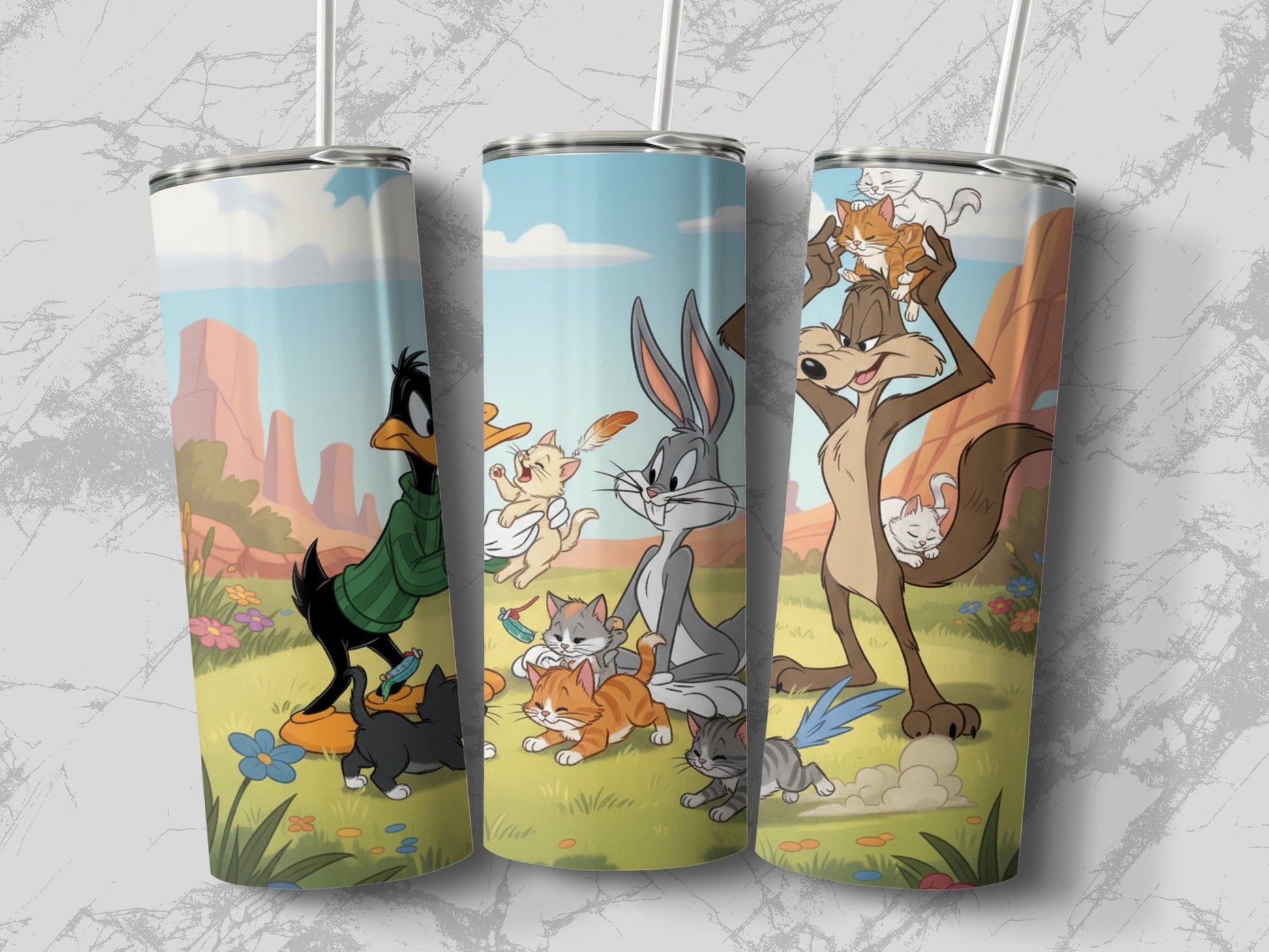 Looney Tunes Characters Printed Drink Tumbler