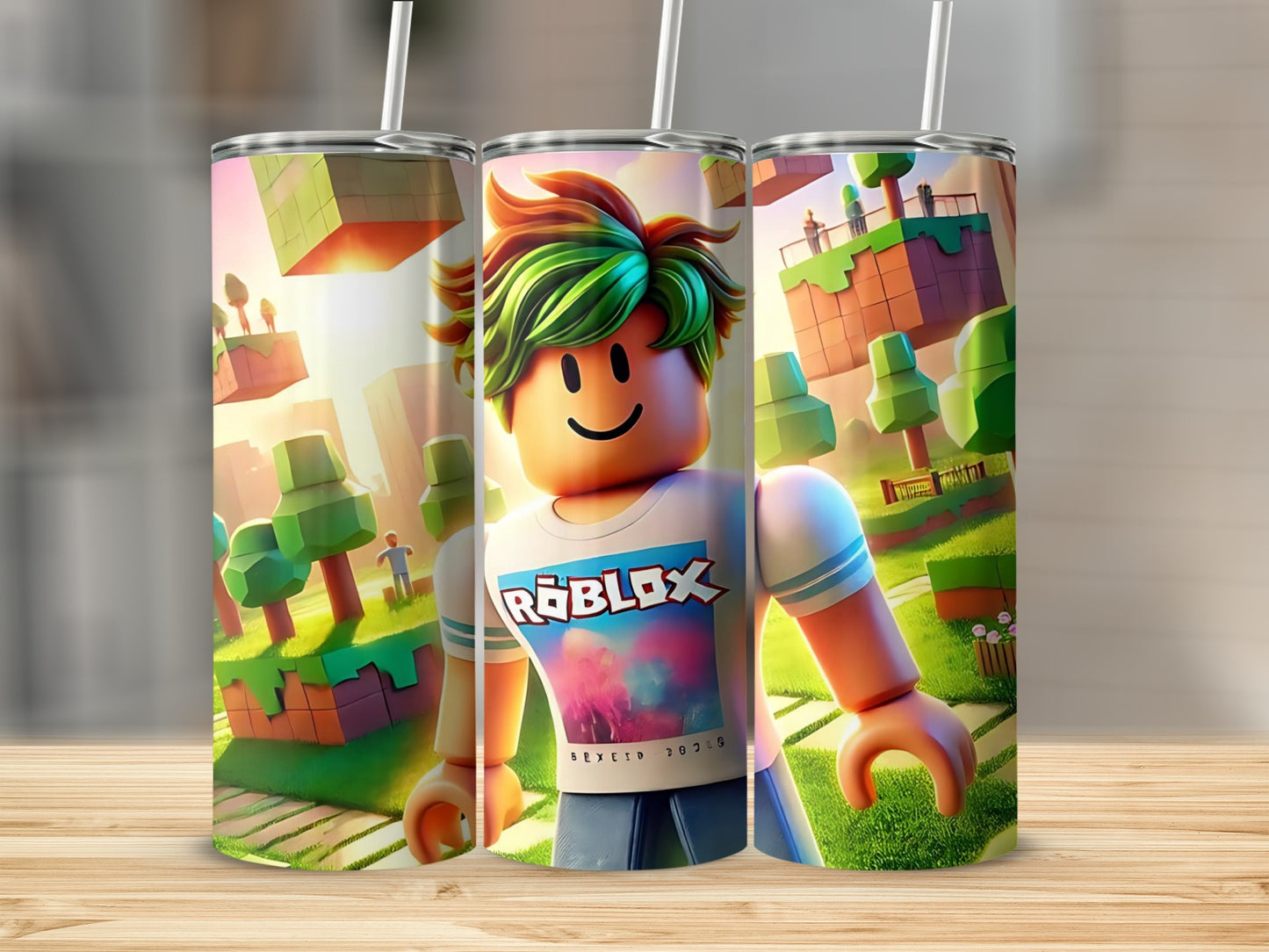Vibrant Gaming Character Tumbler for Drinks and Fun