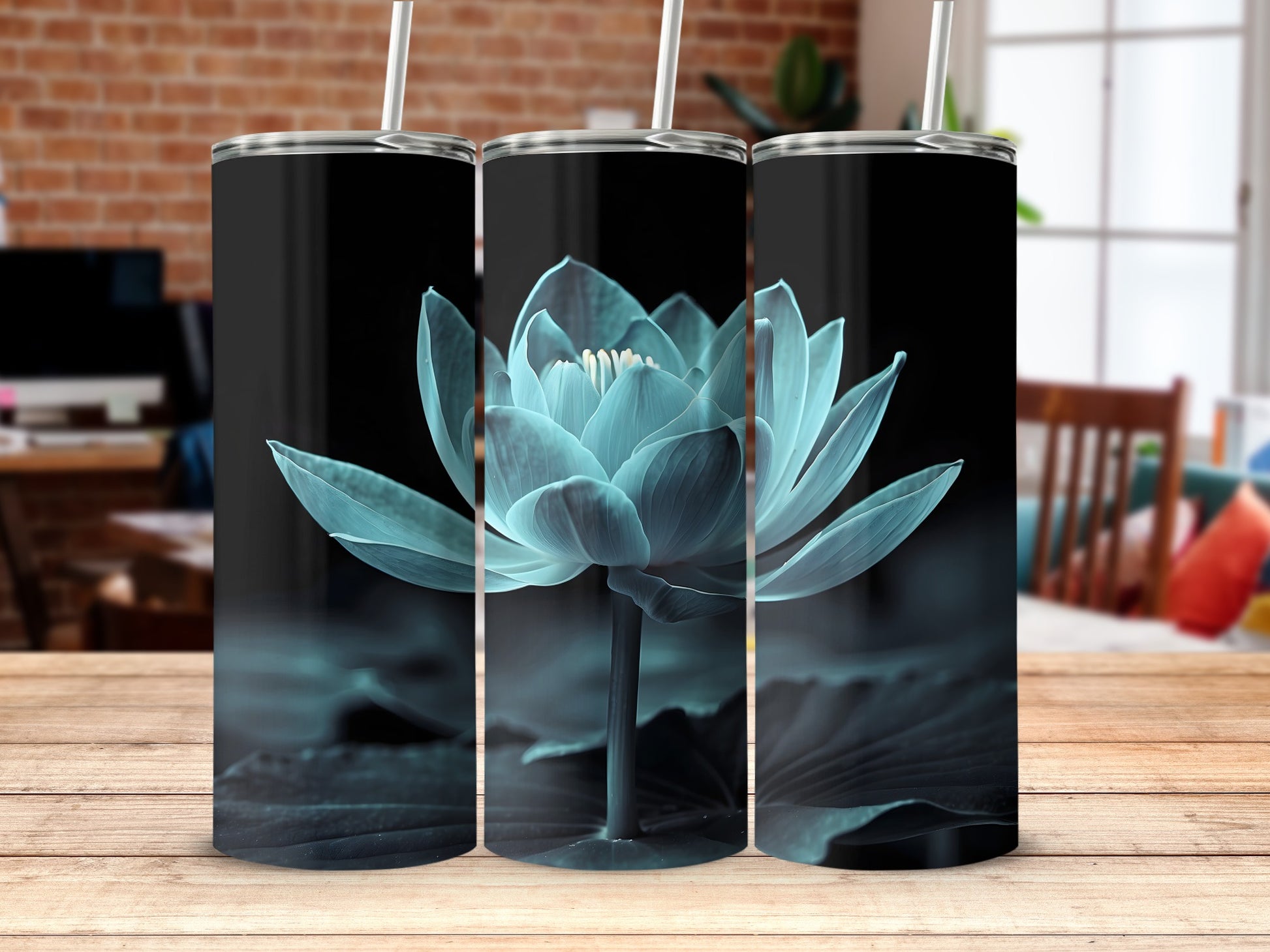 Enchanting glowing lotus design beautiful art product type