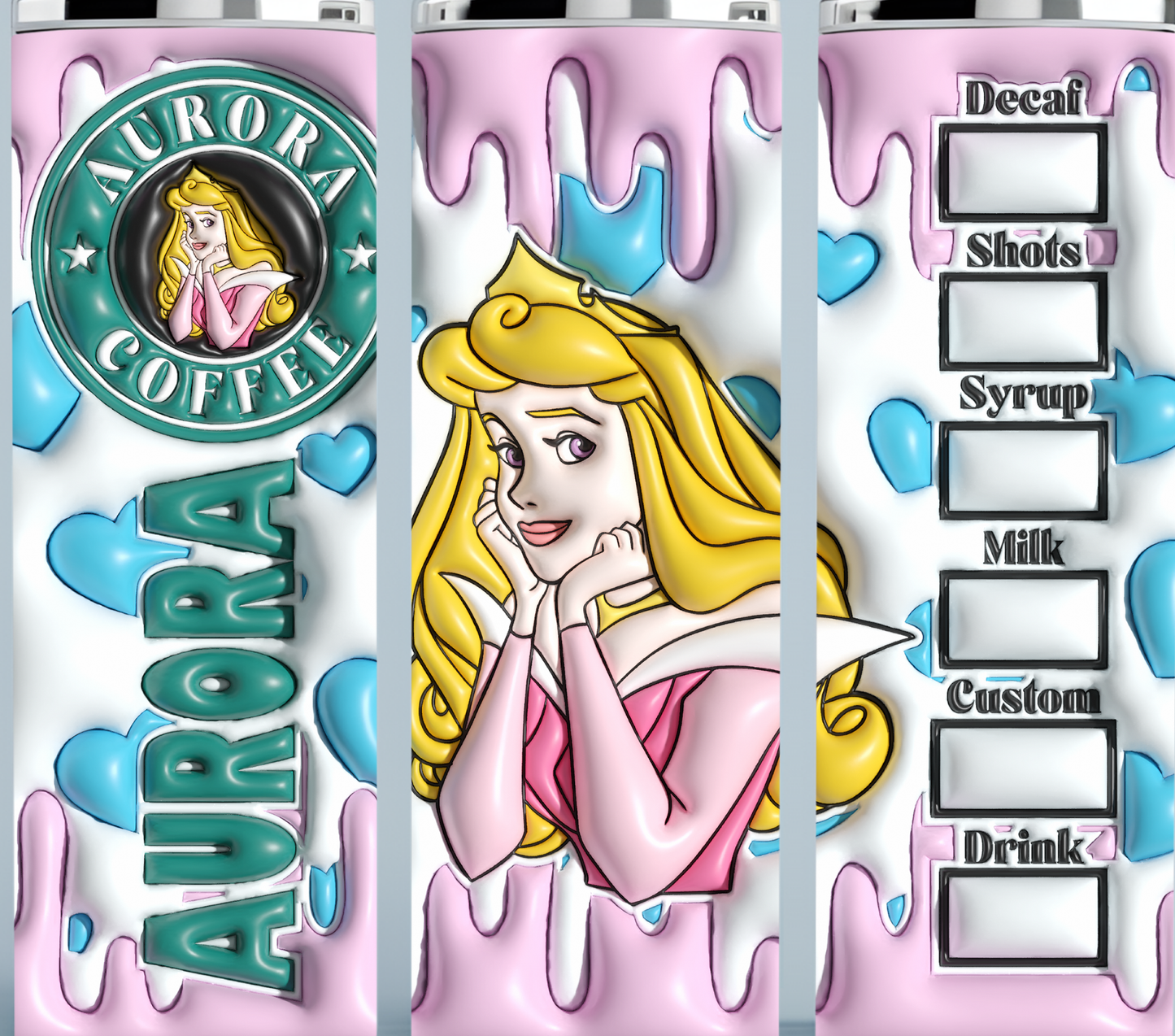 Aurora Princess Coffee tumbler