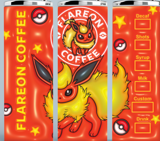 Flareon Coffee Starbucks tumbler