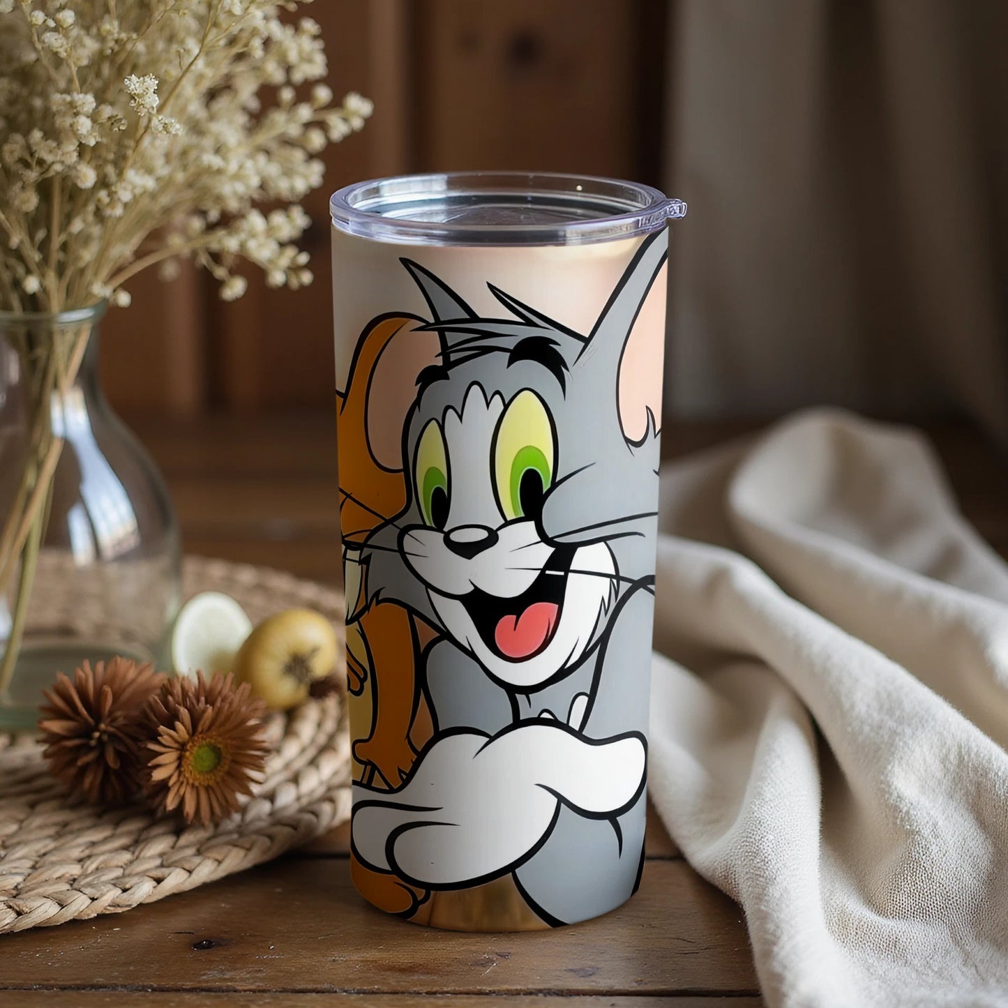 Tom and Jerry Animated Tall Drinkware