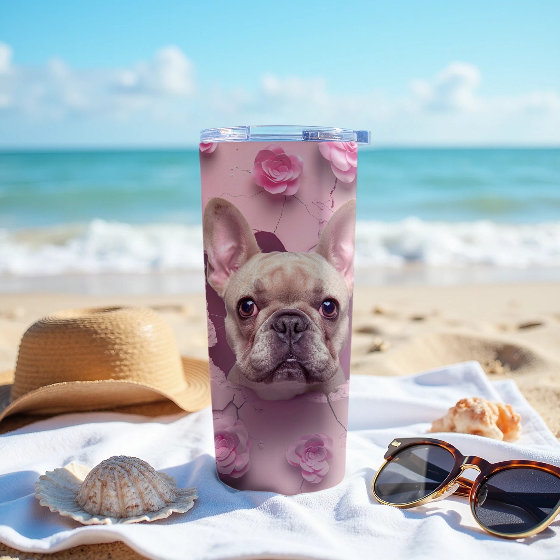 Pink French Bulldog Rose Cracked Design Tumbler product type

French Bulldog Frenchie Dog Bulldog Design Pink Tumbler Rose Tumbler Floral Print Cracked Art Dog Lover Gift Pet Parent Travel Tumbler Insulated Cup Coffee Mug Hydration Bottle Cute Animal Dog Face Art Summer Vibes Vacation Style Gift Idea Drink Container Unique Drinkware