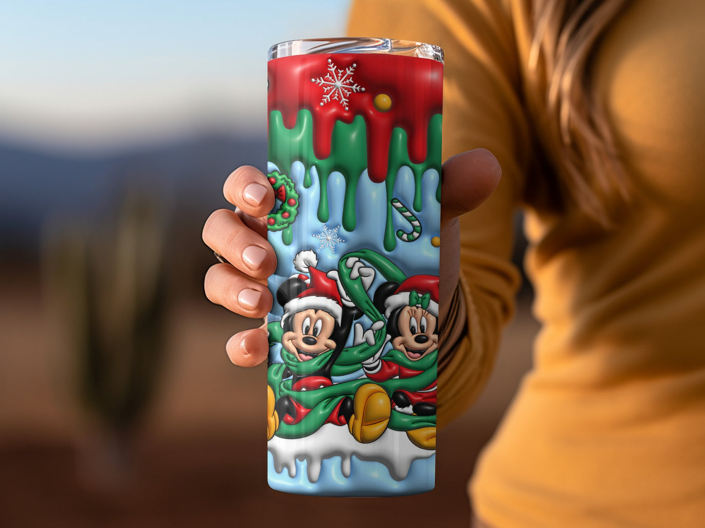 Festive Characters Holiday Design Tumbler product