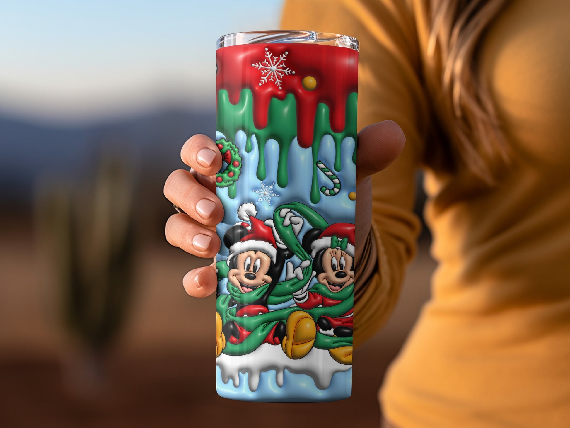 Festive Characters Holiday Design Tumbler product