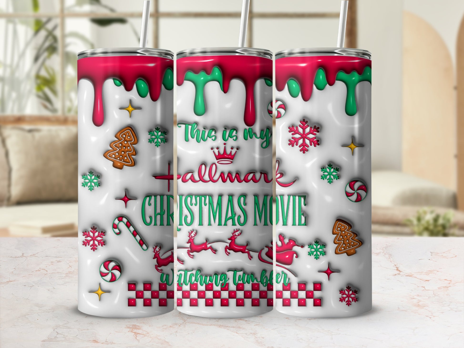 This is my Hallmark Christmas Movie watching tumbler