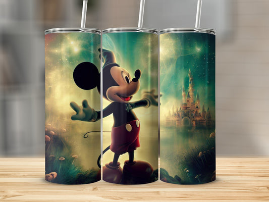 Enchanting Castle Mickey Magic Tumbler for Disney Fans