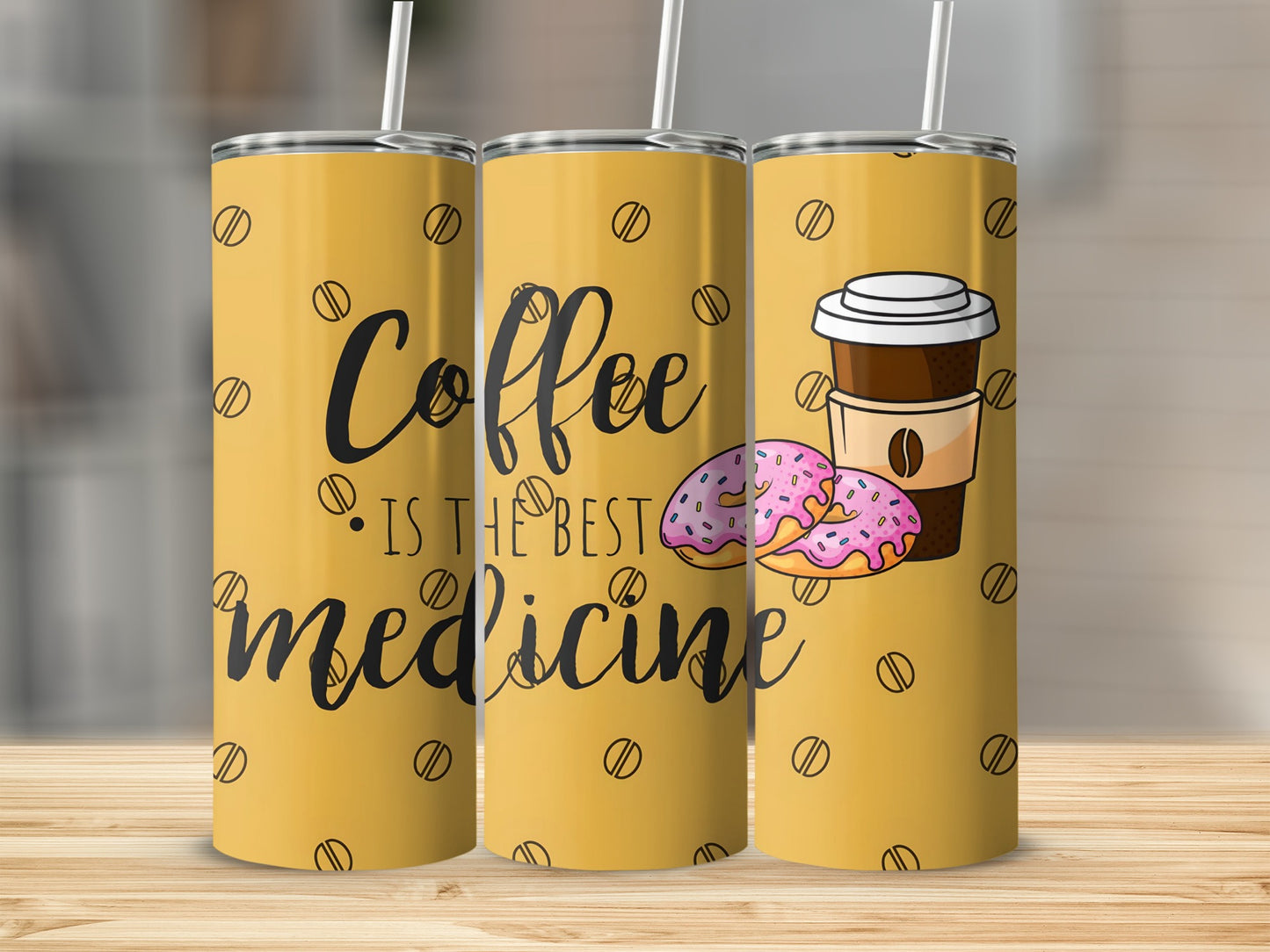 Coffee Is the Best Medicine Tumbler product