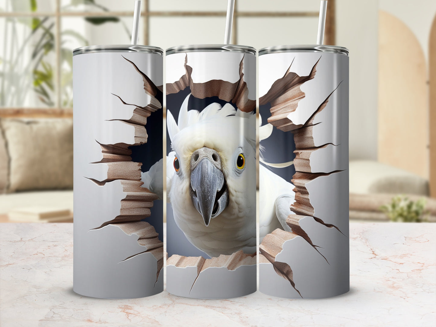 Cockatoo design wall crack peek bird product type
Cockatoo, Parrot, Bird, Animal, Wildlife, White cockatoo, Cracked wall, Breakthrough, Unique, Pet bird, Feathery, Tropical, Bird art, Nature, Funny bird, Quirky, Pop out, Avian, Surprise, Creative