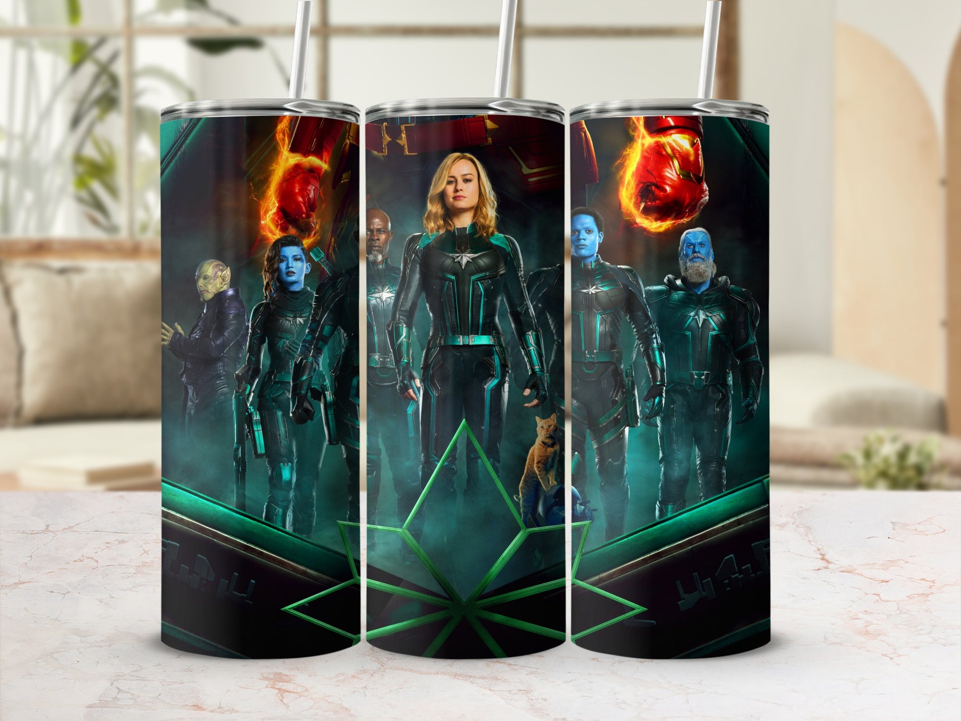 Captain Marvel Kree Starforce Goose Tumbler product type