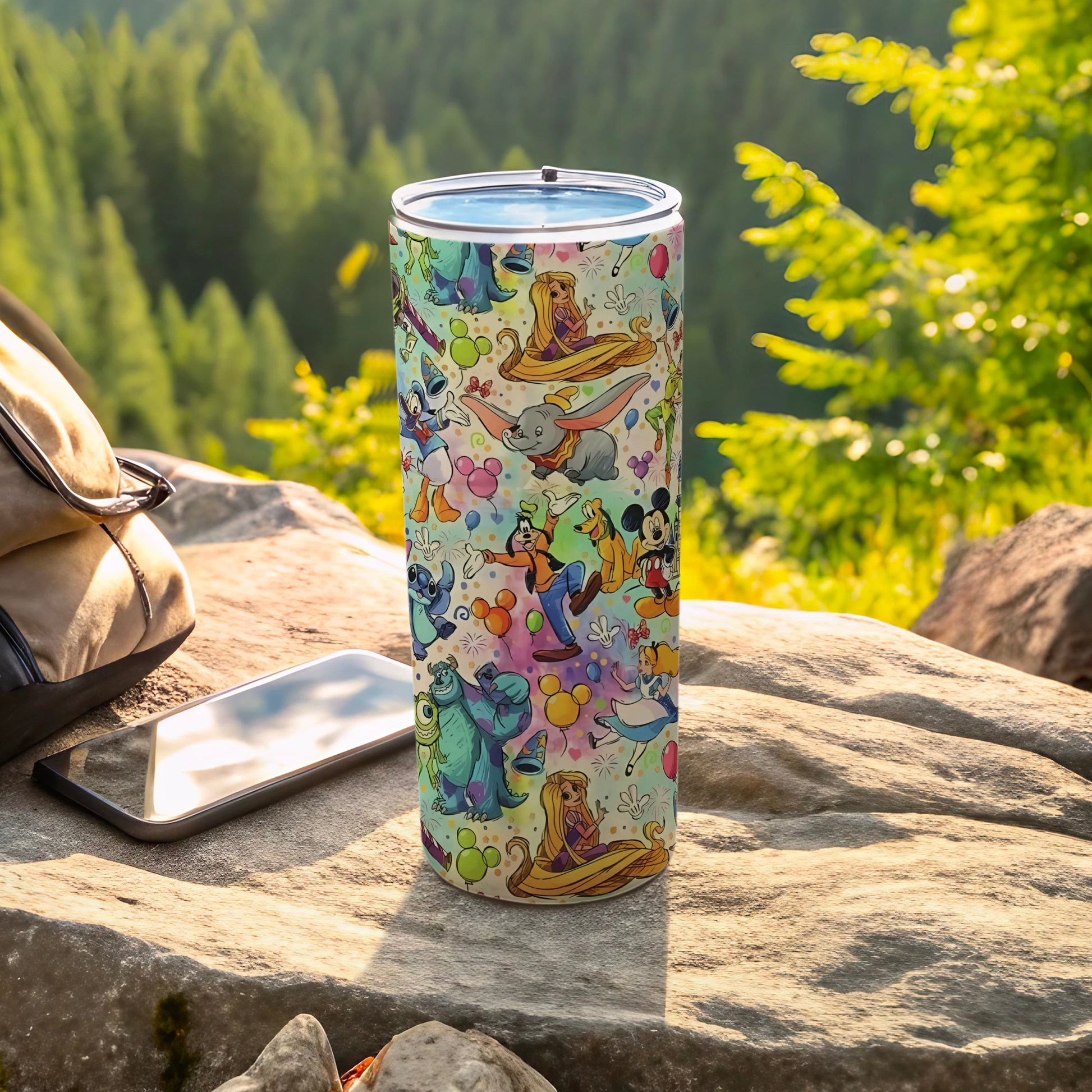 Colorful Cartoon Characters Stainless Steel Tumbler