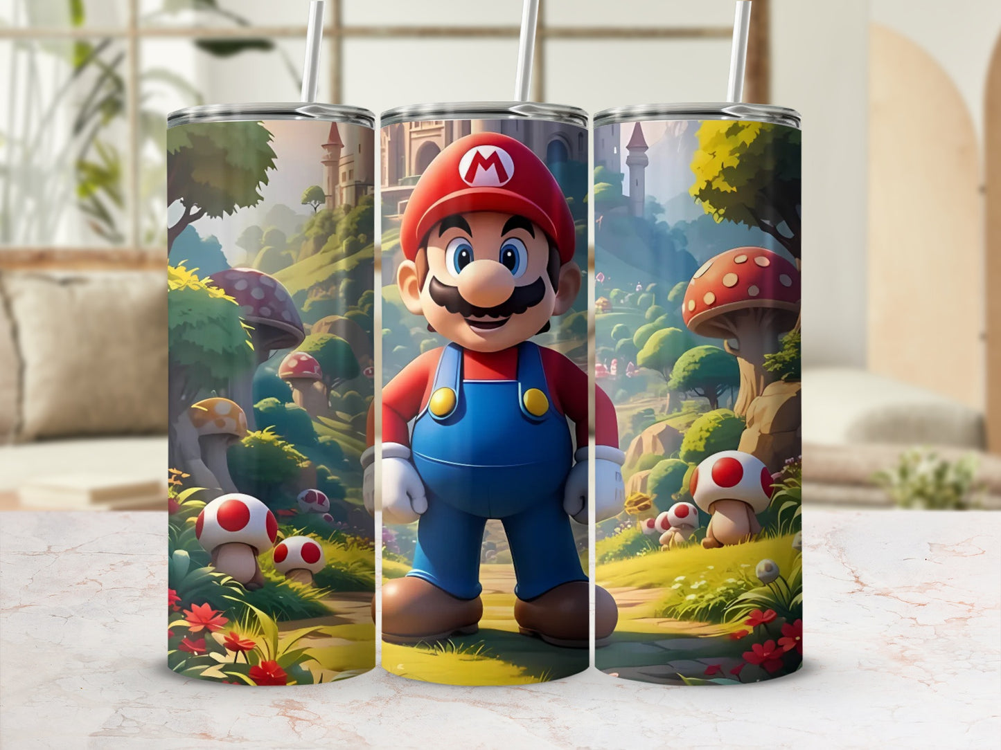 Colorful Illustration of Character Tall Guard Tumbler