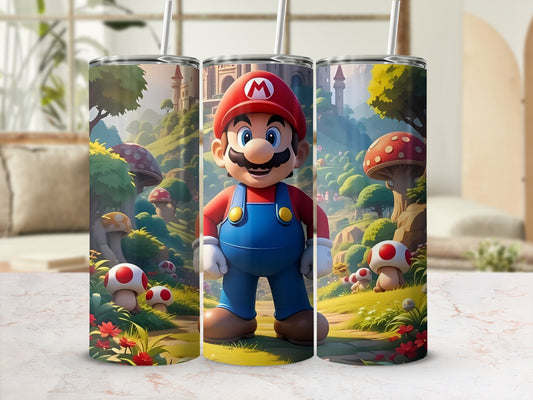Colorful Illustration of Character Tall Guard Tumbler