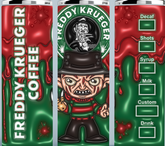 Freddy Krueger Starbucks Coffee