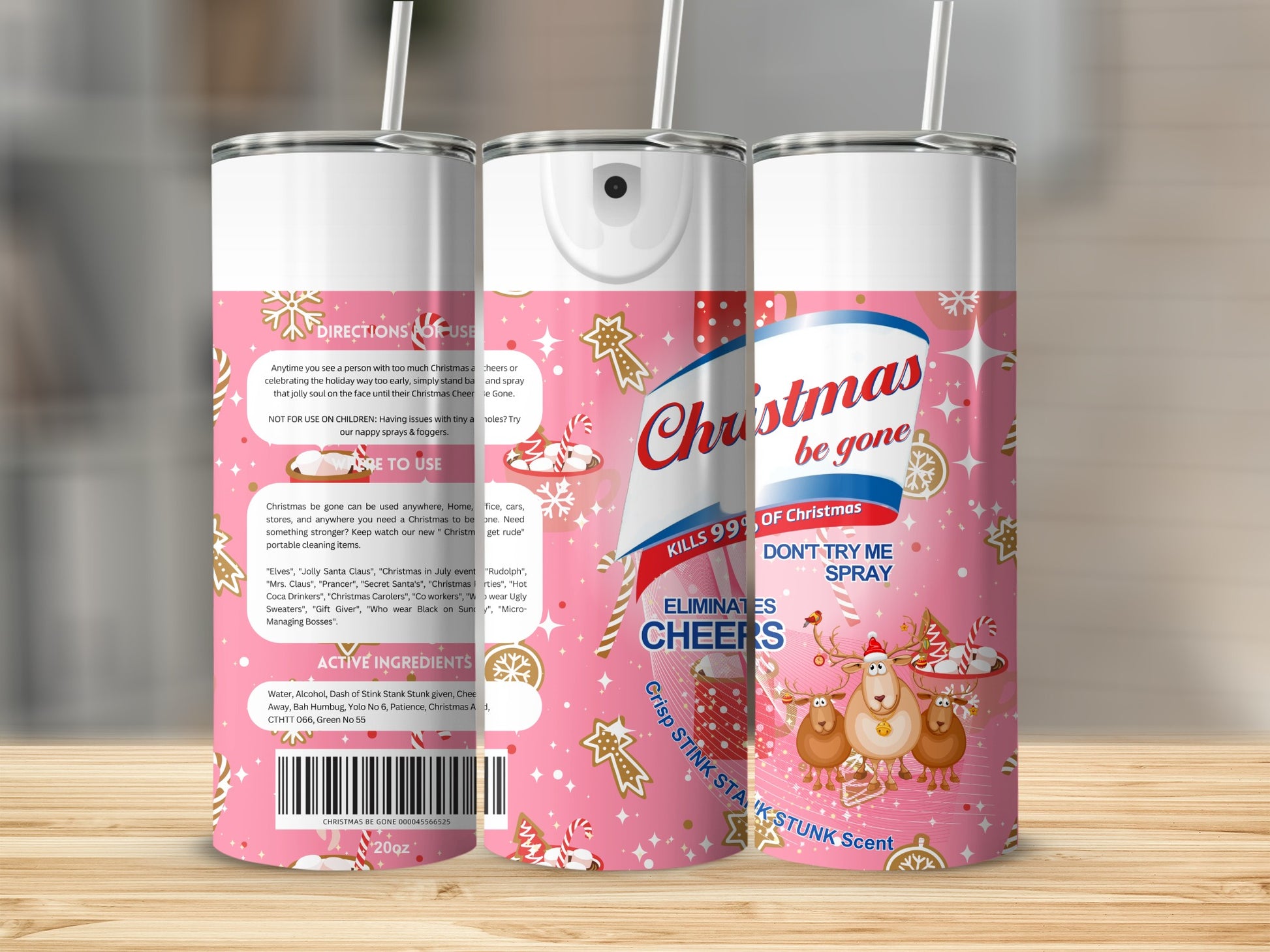 Christmas Be Gone Spray Eliminates Cheer Product
