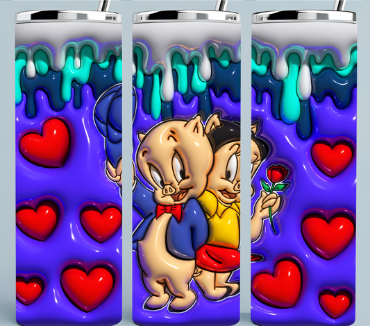 Porky and Petunia Valentine