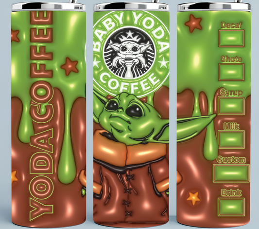 Baby Yoda Coffee Tumbler