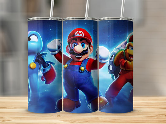 Action Figures on Space Adventure Tumbler Drinkware
