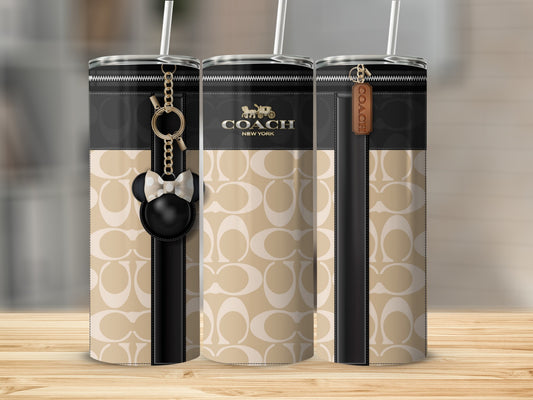 Coach New York Tumblers with Keychain Design
