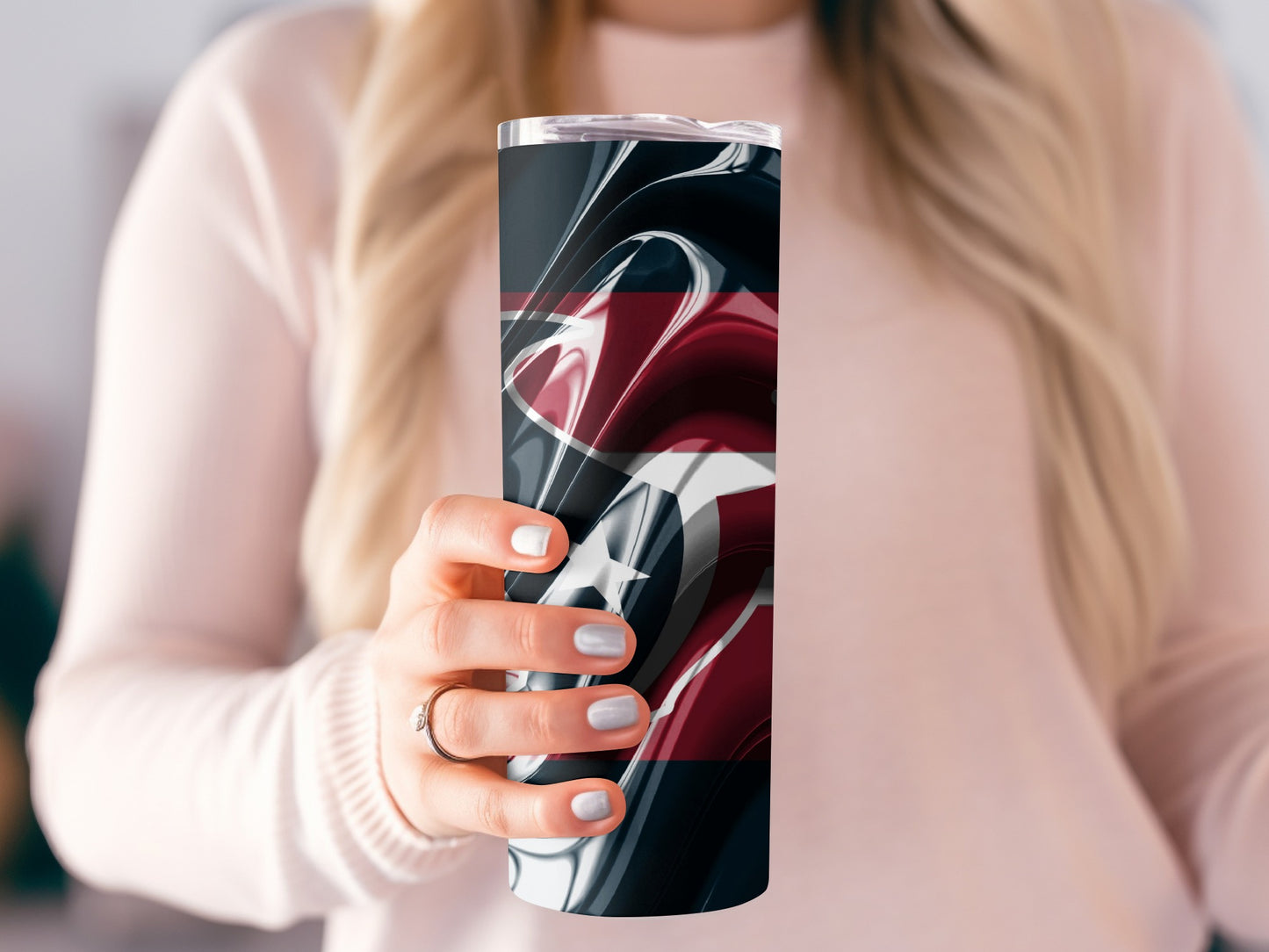 Houston Texans Liquid Design Great Sports Fan Gift Tumblers