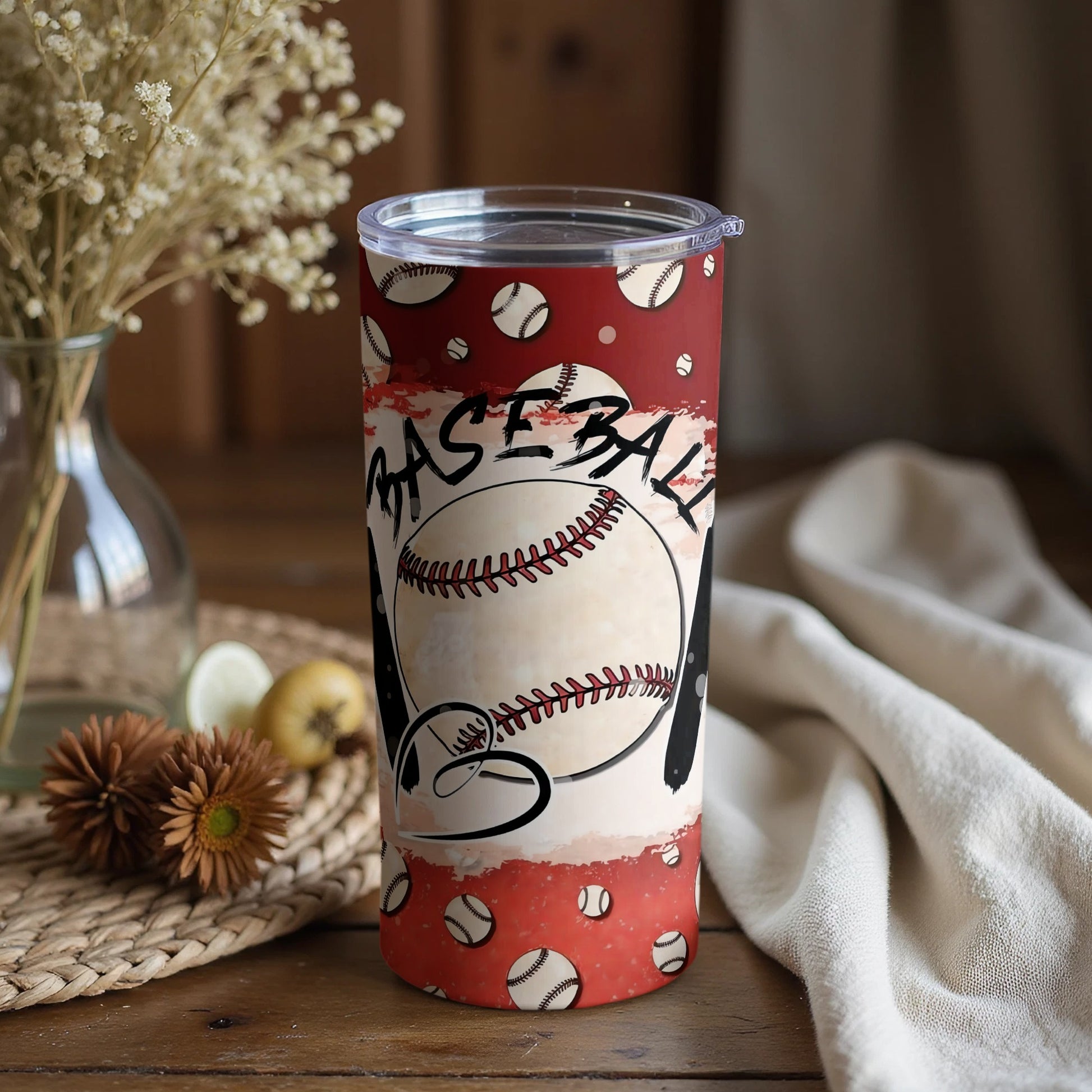 Stylish Baseball Lover's Tumbler for All Ages
