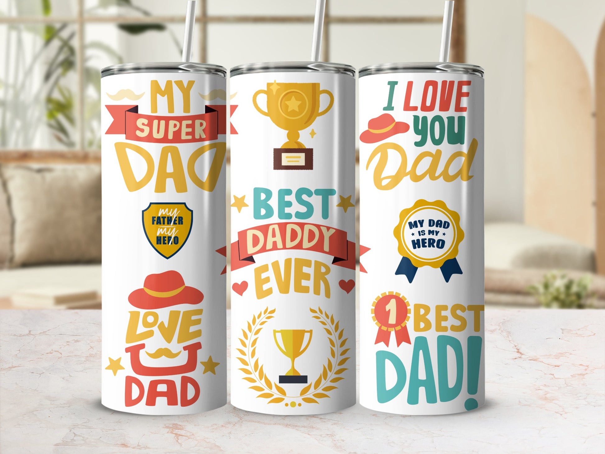 Best Daddy Ever My Super Dad I Love You Dad Product