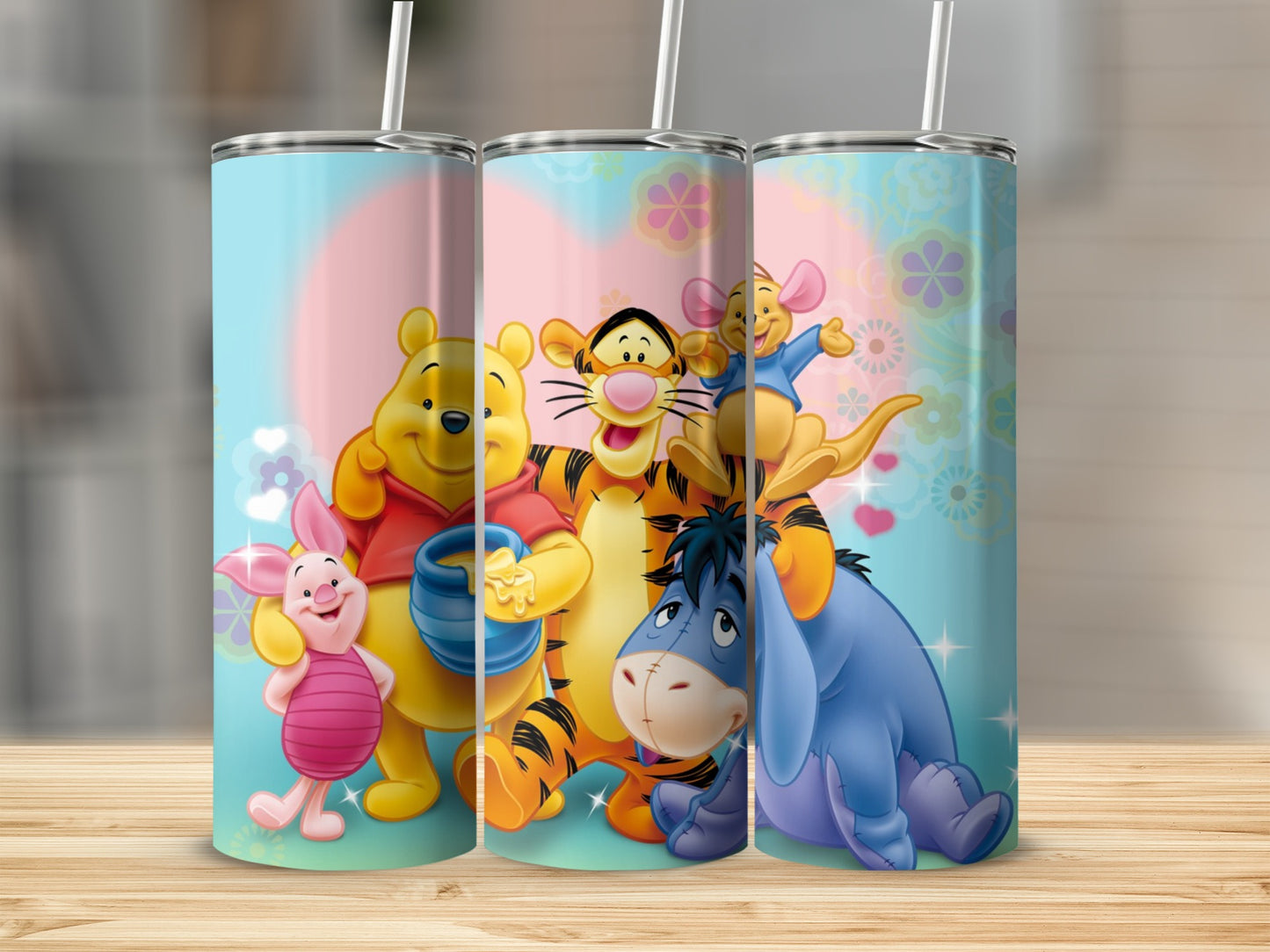 Winnie the Pooh Tigger Eeyore Piglet Friends Tumbler