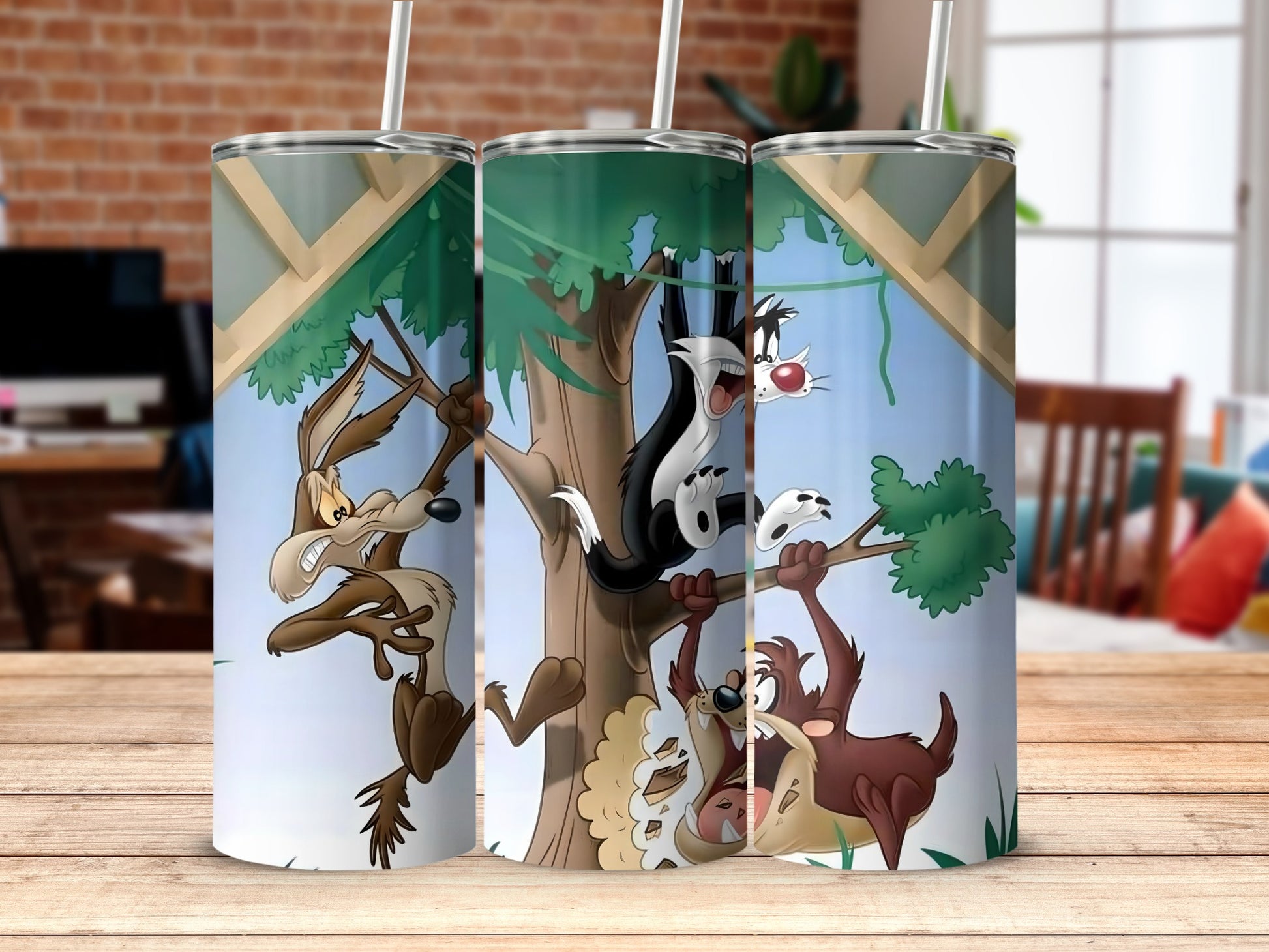 Classic Cartoon Characters Themed Tumbler