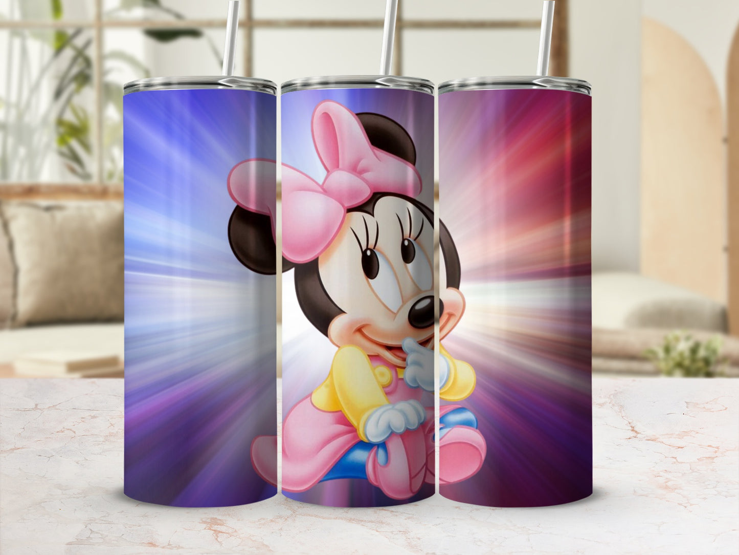 Cute Minnie Mouse Tumbler for Disney Fans