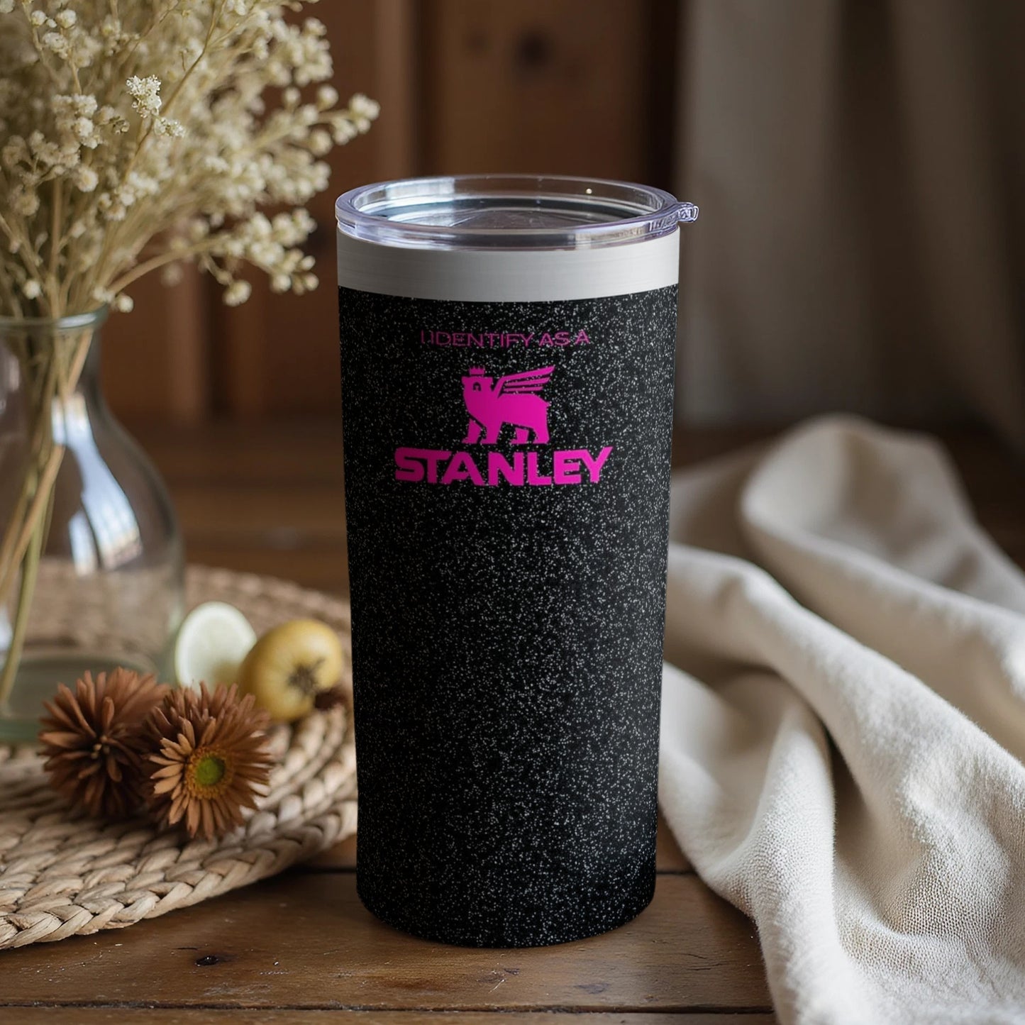 Stanley Pink Logo Insulated Tumbler Cup 30oz Drinkware